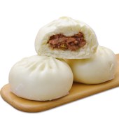 集味村潮汕乌猪肉包80g*6个/袋