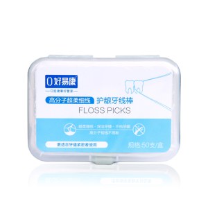 好易康 高分子超柔细线护龈牙线棒（50pc）*2