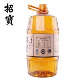 招宝古法小榨花生油5L