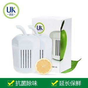 优克U2K冰箱异味消80g盒除异味除菌清除味保鲜纳米活性炭包超值装
