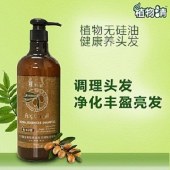 台湾进口植物清 坚果油植萃健发洗发精（洗发露）750ml深度滋养强韧防断发