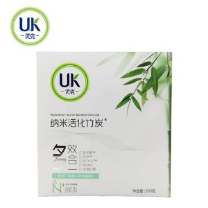 优克u2k纳米活化竹炭包500g 新房汽车除甲醛除味净化空气活性炭