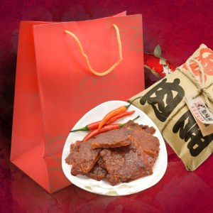 集味村潮汕猪肉脯特产炭烧小吃零食黑椒原味碳烧肉干1260g礼盒装