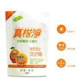 台湾进口真柑净橘油酵素洗衣精袋装(洗衣液)2000ml