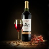 爱威堡（AIFEIBAO） 法国葡萄酒750ml 原装进口红酒 干红葡萄酒