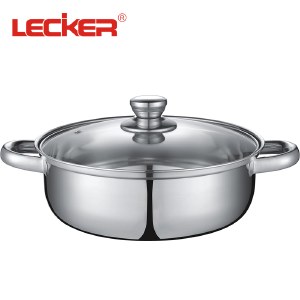乐克尔（Lecker）不锈钢汤锅 电磁炉燃气通用KR—110