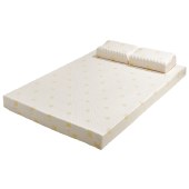 泰嗨 1.5米/1.8米颗粒乳胶床垫 枕心带枕套 泰国原装进口，90%乳胶