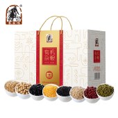 塞翁福有机杂粮8盒装（红色）红小豆燕麦米绿豆黑米黄豆
