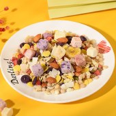 美粥食客酸奶坚果燕麦脆片袋装400g可干吃代餐即食果粒草莓烘焙水果