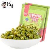 孔哥蒜香青豆108g/袋散装休闲小吃办公室零食豌豆小包装坚果