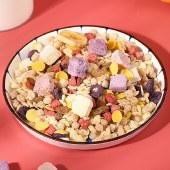 美粥食客酸奶水果燕麦脆片袋装400g可干吃代餐即食果粒草莓烘焙水果
