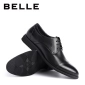 百丽Belle商务正装皮鞋 男春新商场同款牛皮商务正装皮鞋7CL01AM1