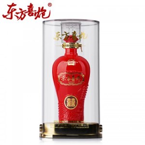 东方喜炮 金盛世52度浓香型白酒 500ml 单瓶装