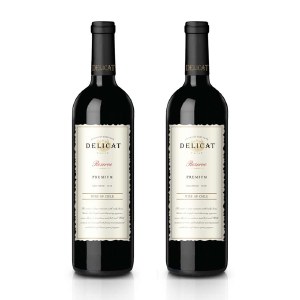 【智利进口】黛莉卡干红葡萄酒 750ml 双支装