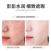 韩纪小蘑菇气垫bb霜粉底液 素颜遮瑕自然裸妆轻薄透气20g