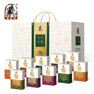 塞翁福有机杂粮10盒装（绿色）黑米黄小米绿豆玉米仁燕麦米