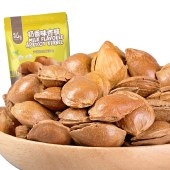 孔哥小白杏100g/袋奶香味杏核办公室休闲零食奶香味特色小吃坚果炒货果干