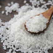 圆粒香米 珍珠米东北大米 白色塑料袋装庆安米