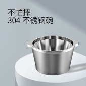 美菱绞肉机不锈钢碗家用电动绞馅机碎肉打肉机切菜搅拌机MM-LC1821