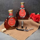 昂富庄园 新年礼盒 4支装750ml*2 干红+500ml*2 XO白兰地组合装礼盒