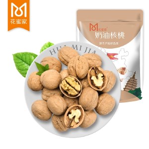 花蜜家新疆薄皮奶香味纸皮核桃奶油核桃 108g*5袋