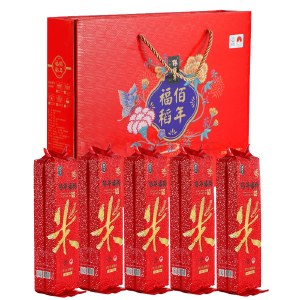 粮佰年褔稻长粒香大米  礼盒5kg