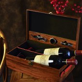 满堂红系列 红酒皮盒包装盒皮木盒