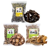 川珍  黑木耳香菇茶树菇组合 福聚满堂礼盒1500g/盒   南北干货 炒菜凉拌 山珍菌菇煲汤食材