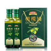 川珍  青川县特级初榨橄榄油500ml*2  食用油组合非菜籽油