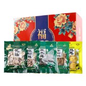 川珍 香菇木耳茶树菇等组合福聚满堂礼盒1000g/盒  南北干货 煲汤炒菜凉拌火锅食材