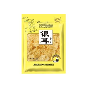 川珍  银耳80g*2  雪耳白木耳干货干菌子银耳汤银耳莲子汤