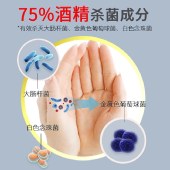 洗得宝75度酒精便携消毒湿巾10片/包*10包